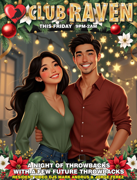 club raven this friday 9pm to 2am resident video djs mark andrus & jorge terez a night of throwbacks with a few future throwbacks