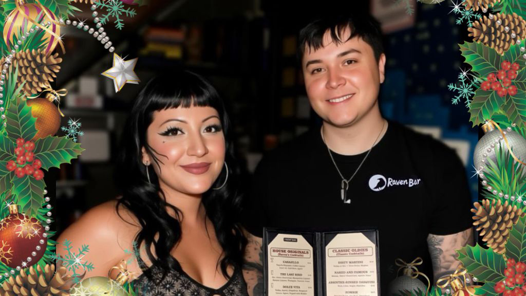 jackie and wes presenting raven