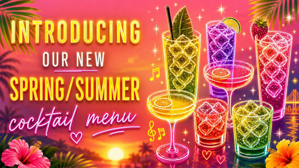 introducing our new spring / summer cocktail menu