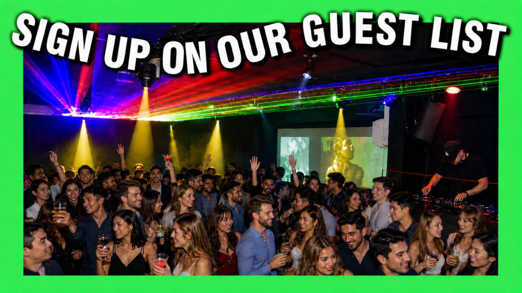 sign up on our guest list