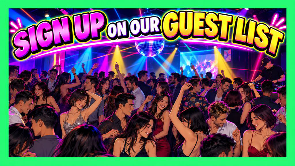 sign up on our guest list